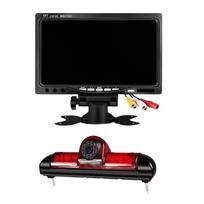 Automobilio stabdžių žibintas su atbulinės eigos kamera, 26 cm ilgio, 7" monitorius