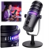 USB dinaminis mikrofonas su stovu kompiuteriui ir žaidimams
