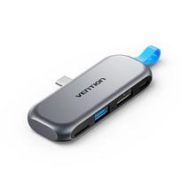 USB-C dokas Vention 4-in-1, 4K 60Hz, 100W PD, be THYH0 laido