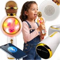 Bevielis karaoke mikrofonas su „Bluetooth“ garsiakalbiu Sweet Rabbit, dovanai