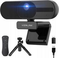 USB kamera VIZOLINK V21 4K su automatiniu fokusavimu, mikrofonu ir garsiakalbiais