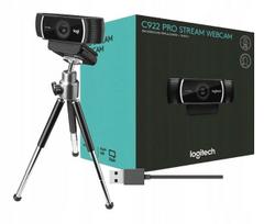 Internetinė kamera LOGITECH C922 su stovu, USB, Full HD 1080p