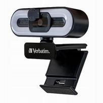 Internetinė kamera Verbatim AWC-02, 1080p, USB 2.0, su mikrofonu ir pašvietimu