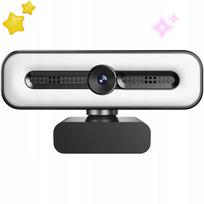 USB vaizdo kamera su mikrofonu ir privatumo dangteliu, 1080P, universali kompiuteriui