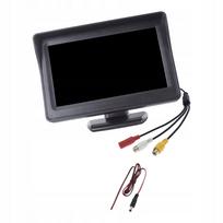 Automobilio monitorius 4.3" su OSD valdymu, tvirtas galinio vaizdo ekranas