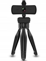 Webkamera 2K QHD 1440p su mikrofonu ir stovu, USB, Plug&Play
