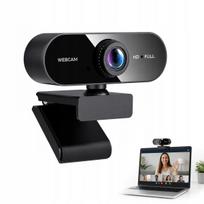 Internetinė kamera Full HD 1080p su autofokusu ir USB mikrofonu