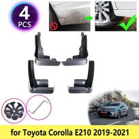 skirta Toyota Corolla Altis E210 sedanas sedanas purvasaugiai, sparnai purvasaugiai purvasaugiai, apsauga nuo automobilio black
