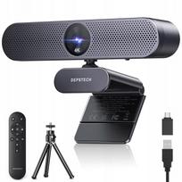 Web kamera DEPSTECH DW50 Pro 4K su nuotolinio valdymo pultu, automatiniu fokusavimu ir mikrofonu