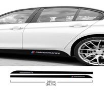 „M Performance“ lipdukas, skirtas BMW F30 F31 F32 F33 F22 F23 F15 F85 F10 E60 E61 G30 E90 anglies pluošto šoninio sijono slenksčio lenktynėms 215 gray