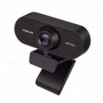 USB internetinė kamera su mikrofonu ir LED apšvietimu, Full HD