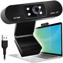 Internetinė kamera ASHU H800 Full HD su LED ir mikrofonu