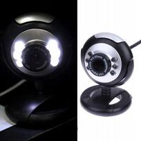 HD internetinė kamera su mikrofonu, 360° pasukama, USB, kompiuteriui ir nešiojamam kompiuteriui