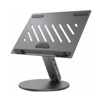 Nešiojamojo kompiuterio ir planšetės stovas Spigen su USB-C 100W PD ir USB-A HUB LD204H
