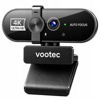 USB internetinė kamera 4K su mikrofonu, skirta nešiojamam kompiuteriui