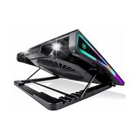 Nešiojamojo kompiuterio aušinimo stovas TRACER GAMEZONE Wing RGB, 17,3", 2xUSB, tylus, LED apšvietimas