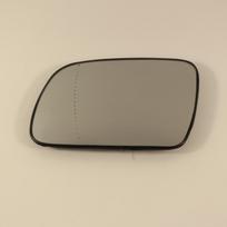 Šildomas auto šoninio veidrodėlio stiklas PEUGEOT 307 2001-2008 407 2004-2008 kairėje Right side RH gray