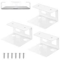 Nešiojamojo kompiuterio klaviatūros tvirtinimo laikikliai, 3 vnt., balti