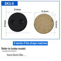 4 poros dervinės dviračio diskinio stabdžio kaladėlės SHIMANO SRAM AVID HAYES Magura Formula ir paspirtuko diskinio stabdžio SKU-8 black