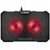 Nešiojamojo kompiuterio aušinimo stovas Rampage CLAW, 15–17", RGB, reguliuojamas