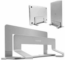 Nešiojamojo kompiuterio vertikalus metalinis stovas, reguliuojamas, tinka MacBook