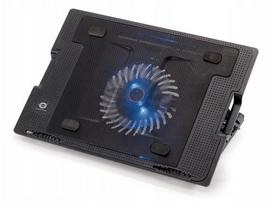 Nešiojamojo kompiuterio aušinimo padėklas Conceptronic CNBCOOLSTAND1F, 17", juodas