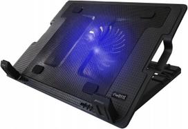 Nešiojamojo kompiuterio stovas 17" su USB aušinimu, 5 padėtys