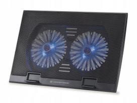 Nešiojamojo kompiuterio aušinimo stovas CONCEPTRONIC, 2 ventiliatoriai, USB-A 2.0, 17