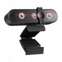 Kompiuterinė 2K vaizdo kamera su mikrofonu, binokulinė, Q Streaming