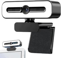 Internetinė vaizdo kamera USB 1080P Full HD su mikrofonu, 360° sukama