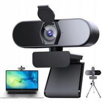 4K internetinė kamera su dviem integruotais mikrofonais ir apsaugine privatumo uždanga