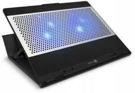 Nešiojamojo kompiuterio aušinimo padėklas CONNECT IT FrostBlast su mėlynu apšvietimu