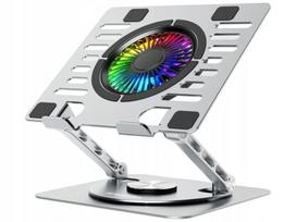 Nešiojamojo kompiuterio aušinimo stovas WOZINSKY WDCX-X16-AS CoolBase su RGB pašvietimu