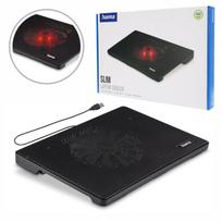 Nešiojamojo kompiuterio aušinimo stovėjimo stovas Hama Slim, 15,6", su USB LED ventiliatoriumi