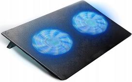 Nešiojamojo kompiuterio ir PS4 aušinimo padas su LED, 2 USB ventiliatoriai