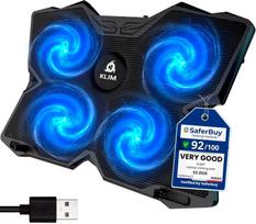 Nešiojamojo kompiuterio aušintuvas, 4 ventiliatoriai, 1200 RPM, USB