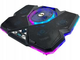 Nešiojamojo kompiuterio aušinimo stovas FROGGIEX X-NitroCooling su RGB apšvietimu