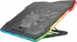 Nešiojamojo kompiuterio aušinimo stovas, 200 mm, RGB apšvietimas, USB, žaidimų