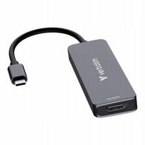 Adapteris Verbatim USB-C su HDMI, USB-A 3.2, USB-A 2.0, aliuminis, 32155