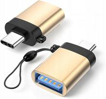 USB 3.0 į Type-C OTG adapteris, aukso spalvos