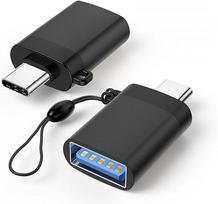 USB 3.0 į Type-C OTG adapteris, juodas