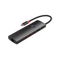 Adapteris MicroConnect COM20, USB-C į HDMI, RJ45, 3x USB, su PD