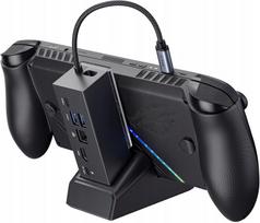 Dokas su 6 jungtimis, HDMI 4K/120Hz, PD 100W, nešiojamoms konsolėms