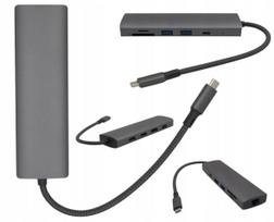 USB-C šakotuvas su SD ir MicroSD kortelių skaitytuvu, PD įkrovimu, skirtas Toshiba nešiojamiems kompiuteriams