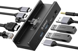 USB-C 8-in-1 dokas, HDMI 4K 60Hz, PD 100W, 10Gbps