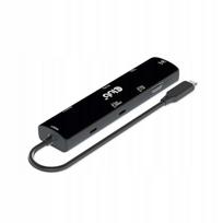USB-C 6-in-1 hubas CLUB3D USB4 Gen3x2 su HDMI (8K 60Hz / 4K 120Hz), 2x USB
