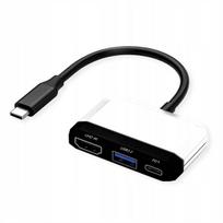 Dokavimo stotelė VALUE, USB-C, HDMI 4K30, USB 3.2 Gen 1, USB-C