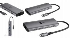 USB-C šakotuvas Dream Machines, daugiau jungčių, įkrovimas, palaiko 2 monitorius