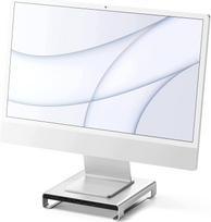 Monitoriaus stovas su USB-C šakotuvu, sidabrinis, suderinamas su iMac