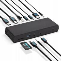 Dokų stotelė Amazon Basics, Thunderbolt 4, 8K, dvigubas 4K, 60Hz, 96W PD, 40Gb/s